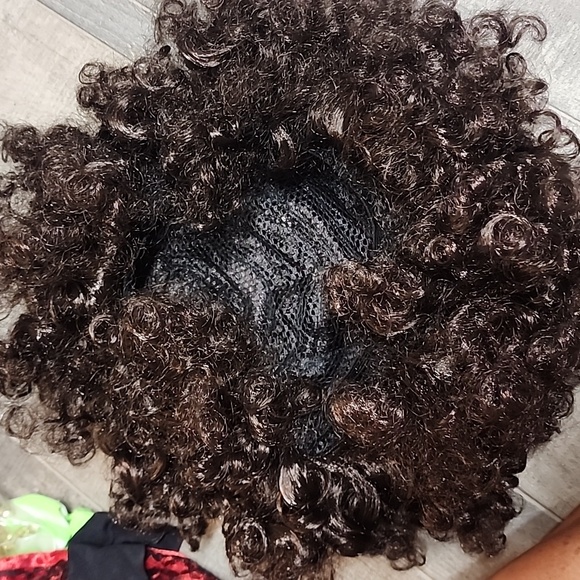 Costume hippie curly wig - Picture 4 of 5